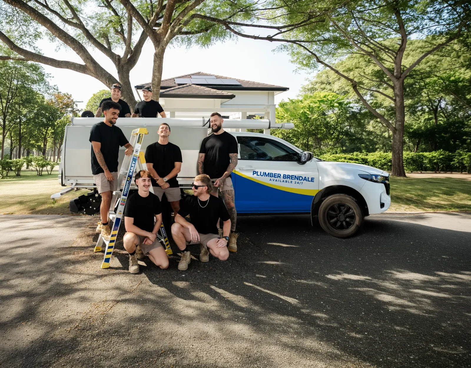 Plumber Brendale team and ute